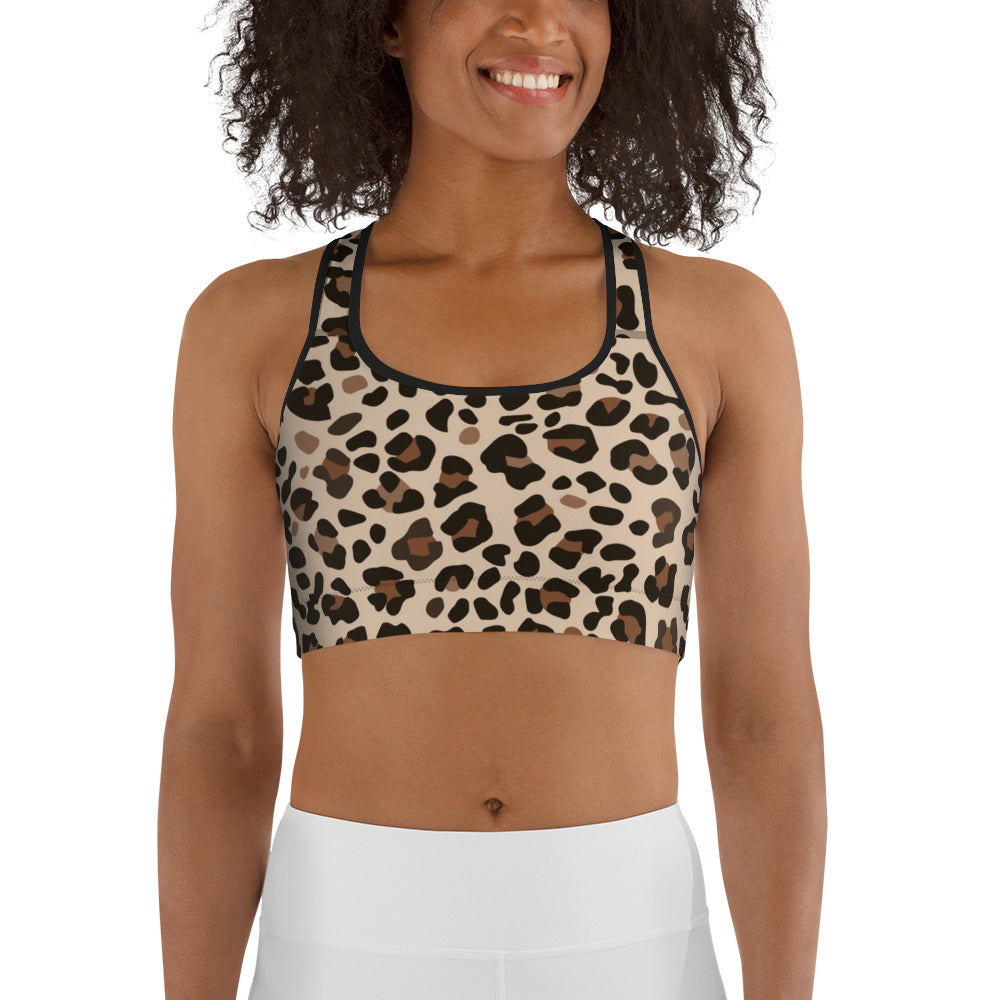 Leopard Print Sports bra