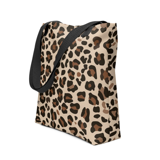 Quotee Leopard Print Handbag