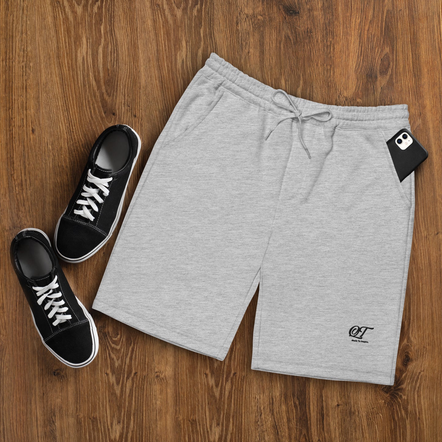 Quotee Branded Men's fleece shorts