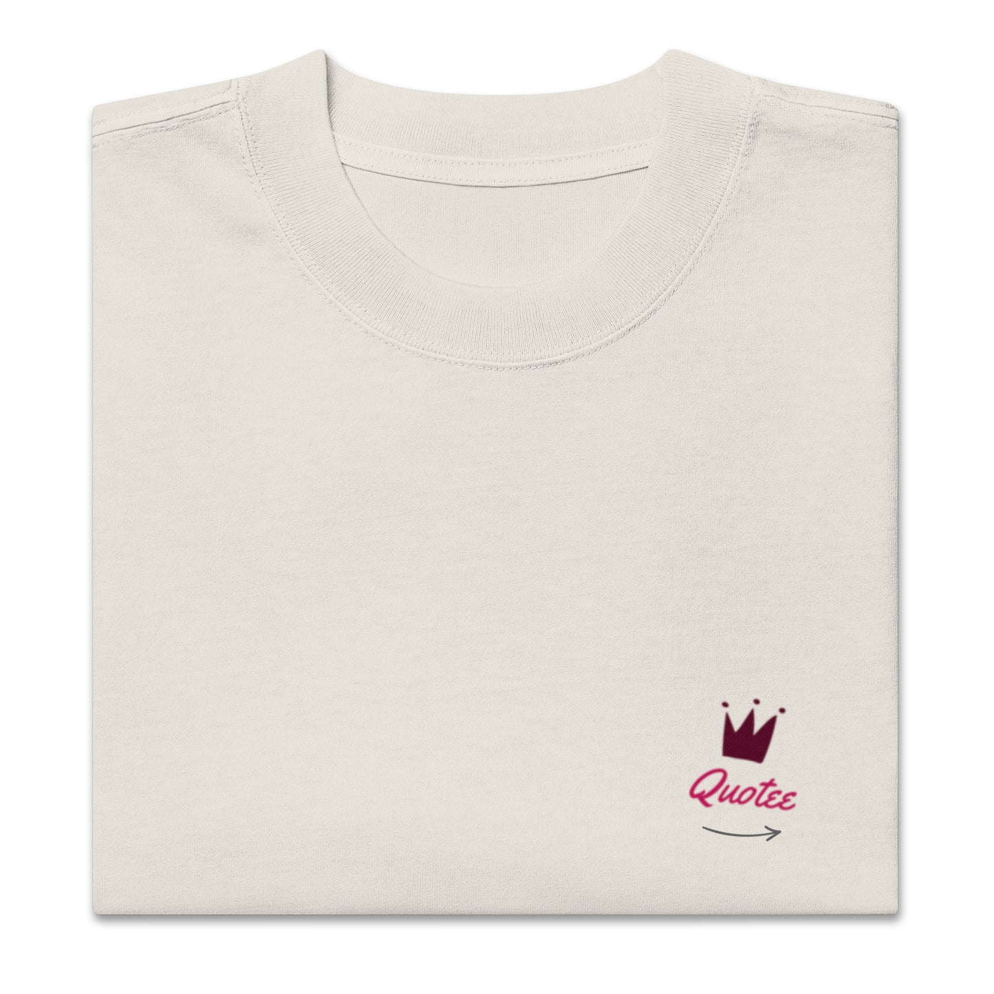 Oversized Winners Quitters Branded Tee