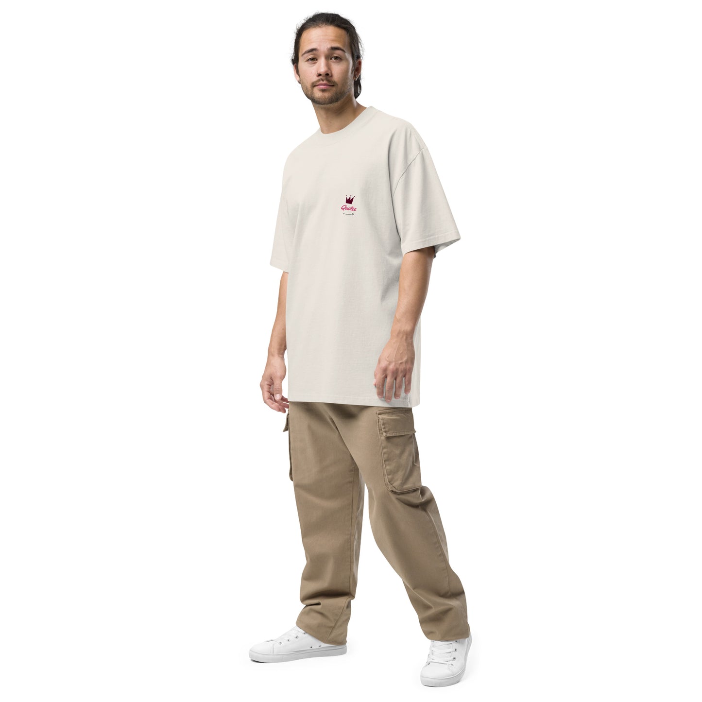 Oversized Winners Quitters Branded Tee