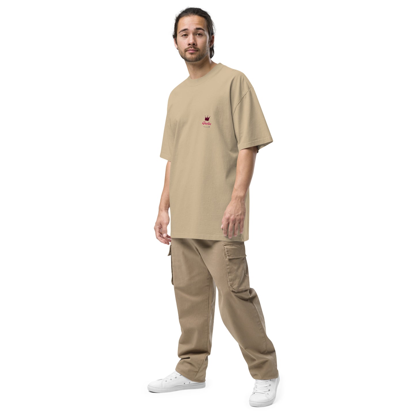 Oversized Winners Quitters Branded Tee