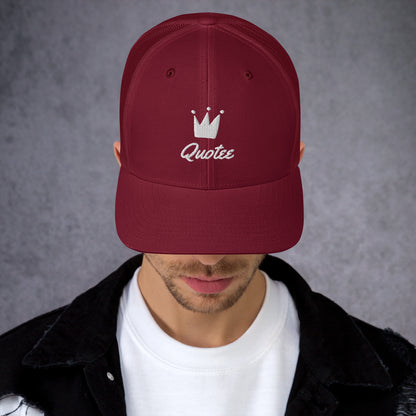 Quotees Branded Trucker cap