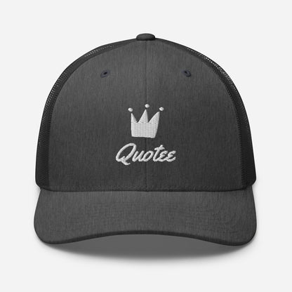 Quotees Branded Trucker cap