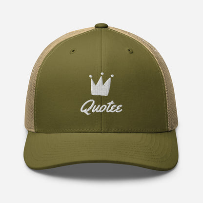 Quotees Branded Trucker cap