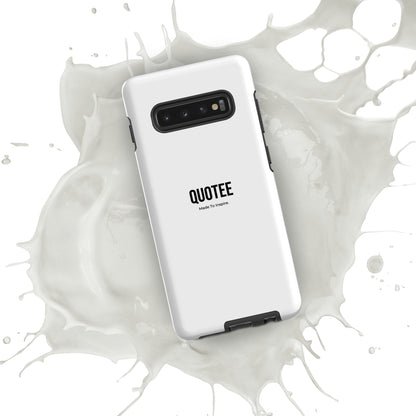 Quotee Simple Tough case for Samsung®