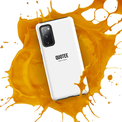 Quotee Simple Tough case for Samsung®