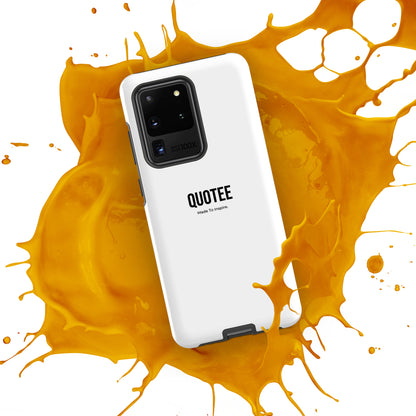 Quotee Simple Tough case for Samsung®