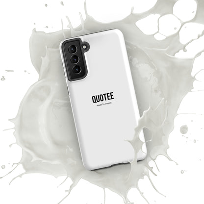 Quotee Simple Tough case for Samsung®