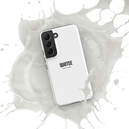 Quotee Simple Tough case for Samsung®