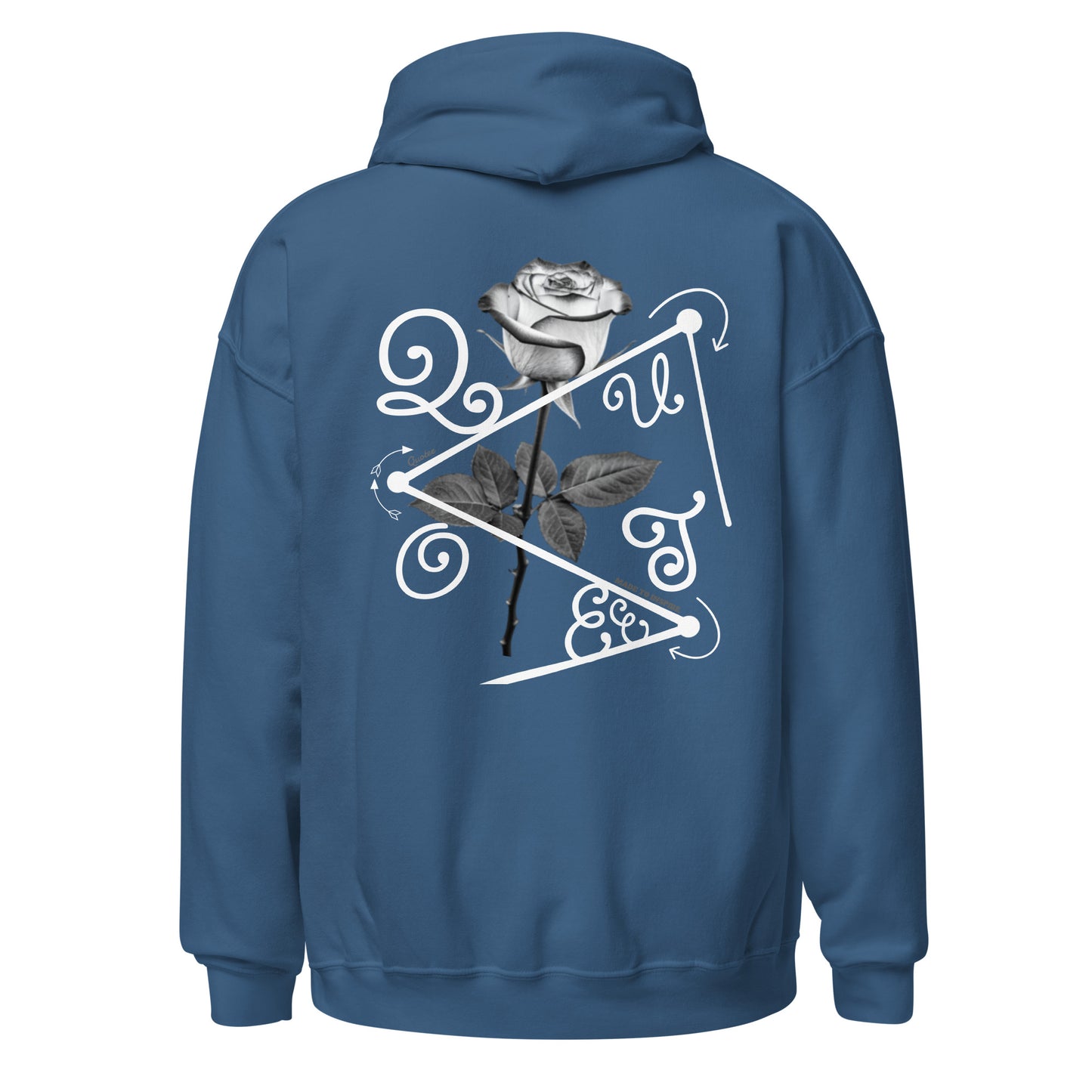 Quotees Rose Unisex Hoodie