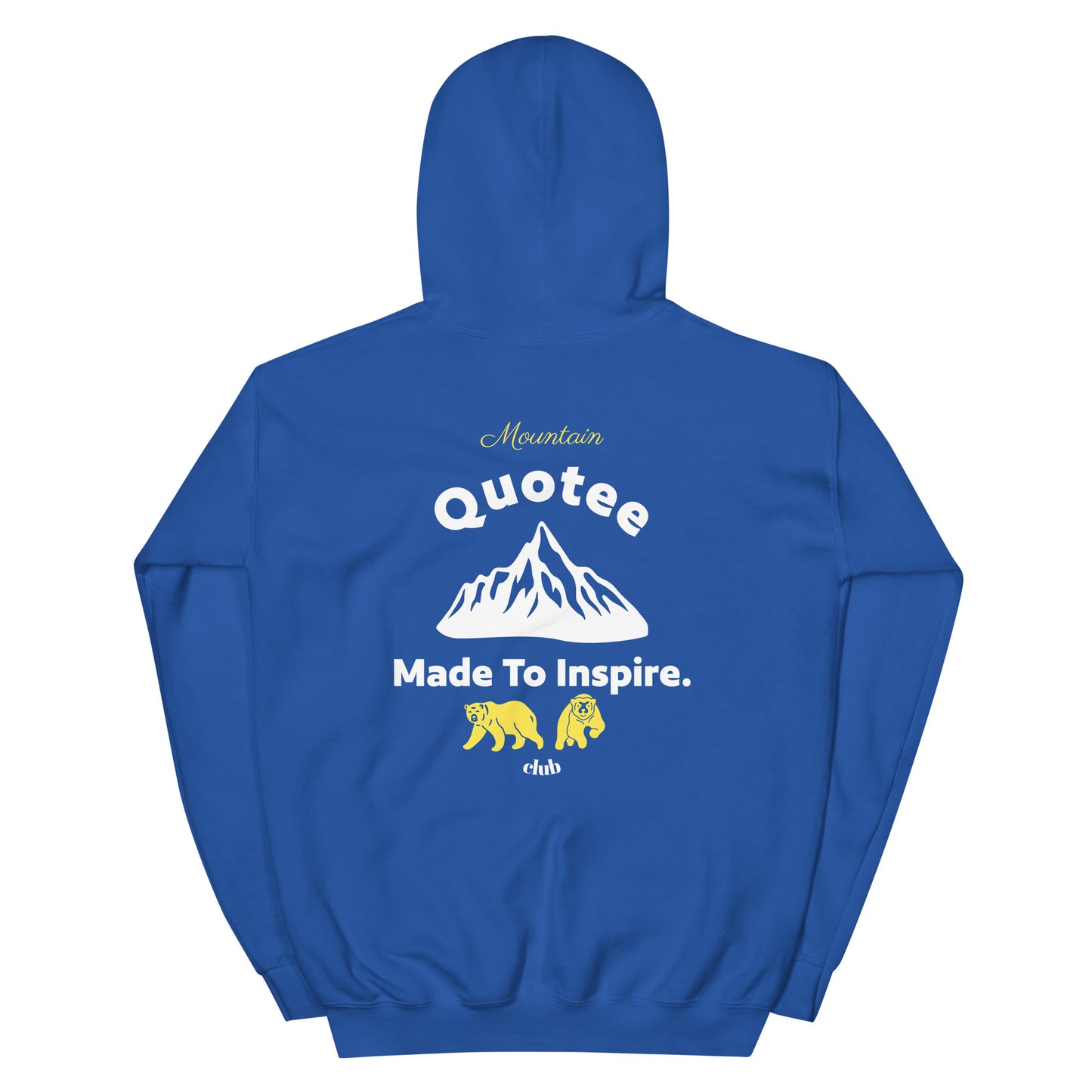 Quotee Mountain Club Unisex Hoodie