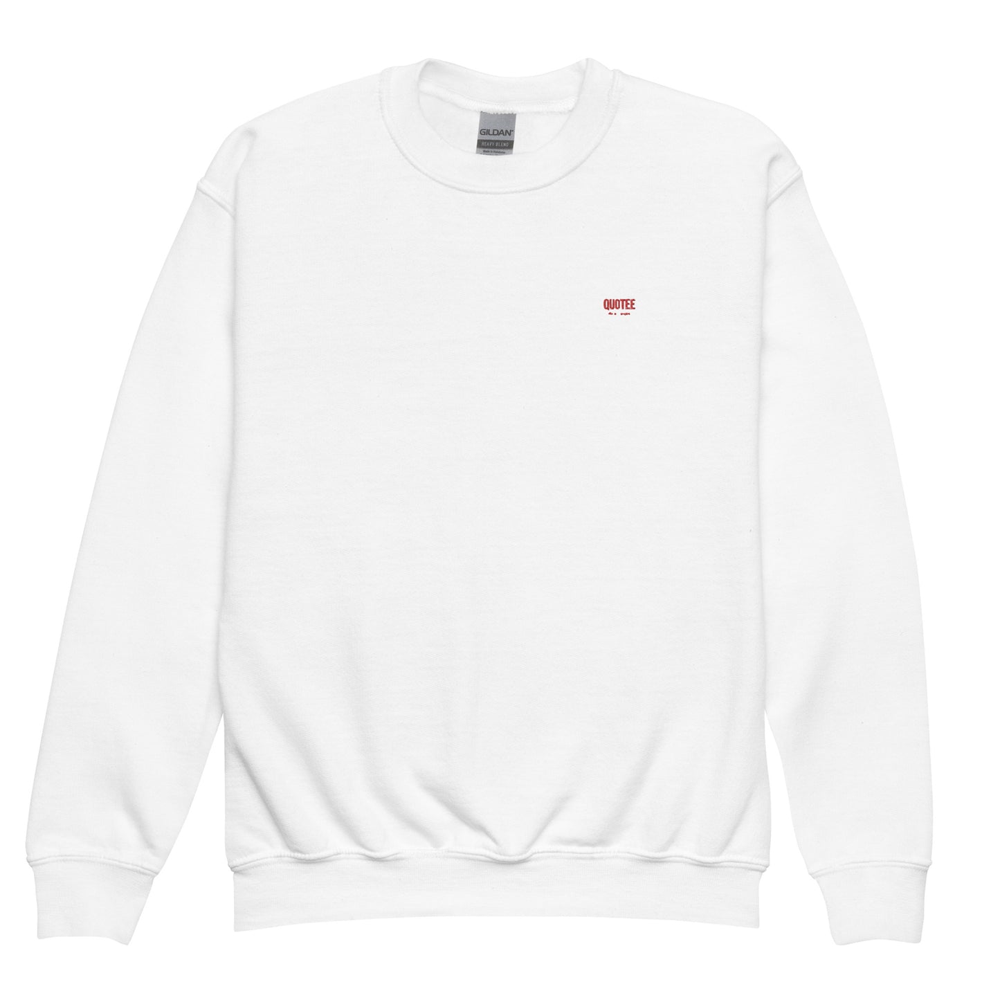 Quotee Simple Youth crewneck sweatshirt